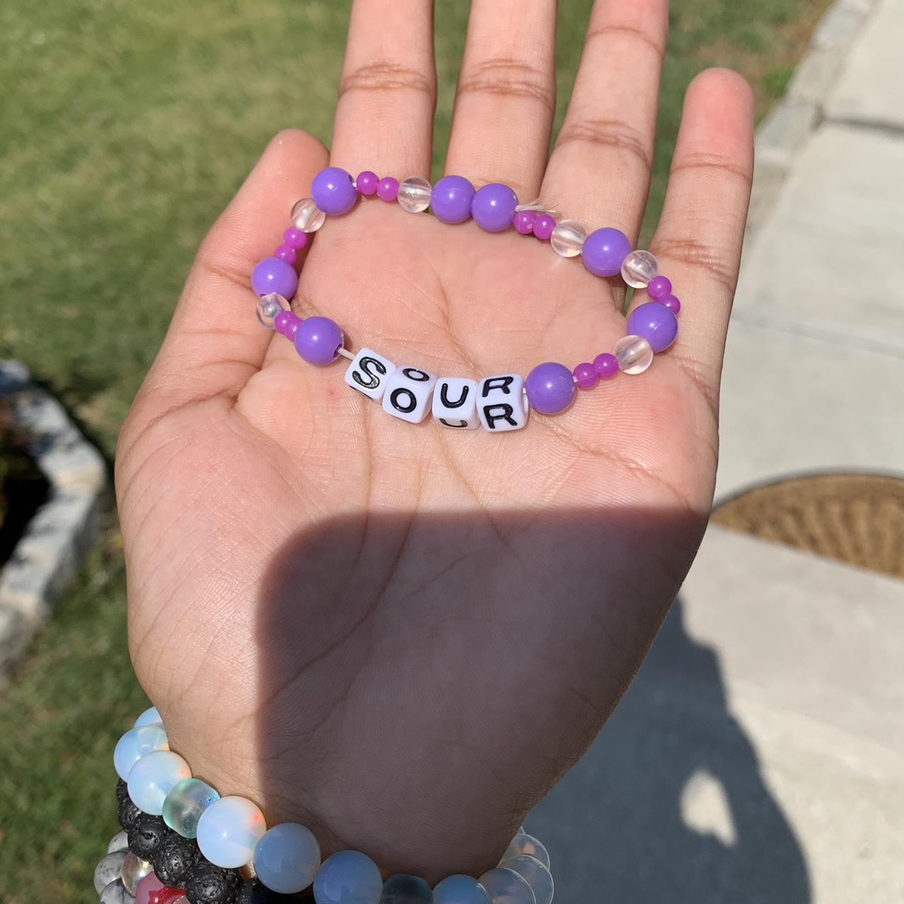 3 Handmade Olivia Rodrigo Sour Beaded - Depop