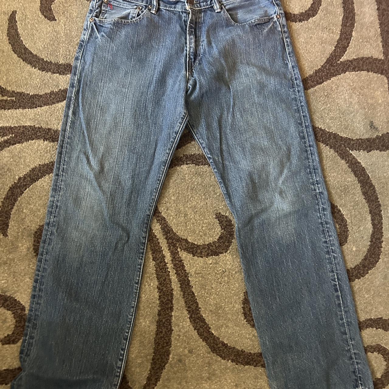 Sick vintage polo jeans - Depop