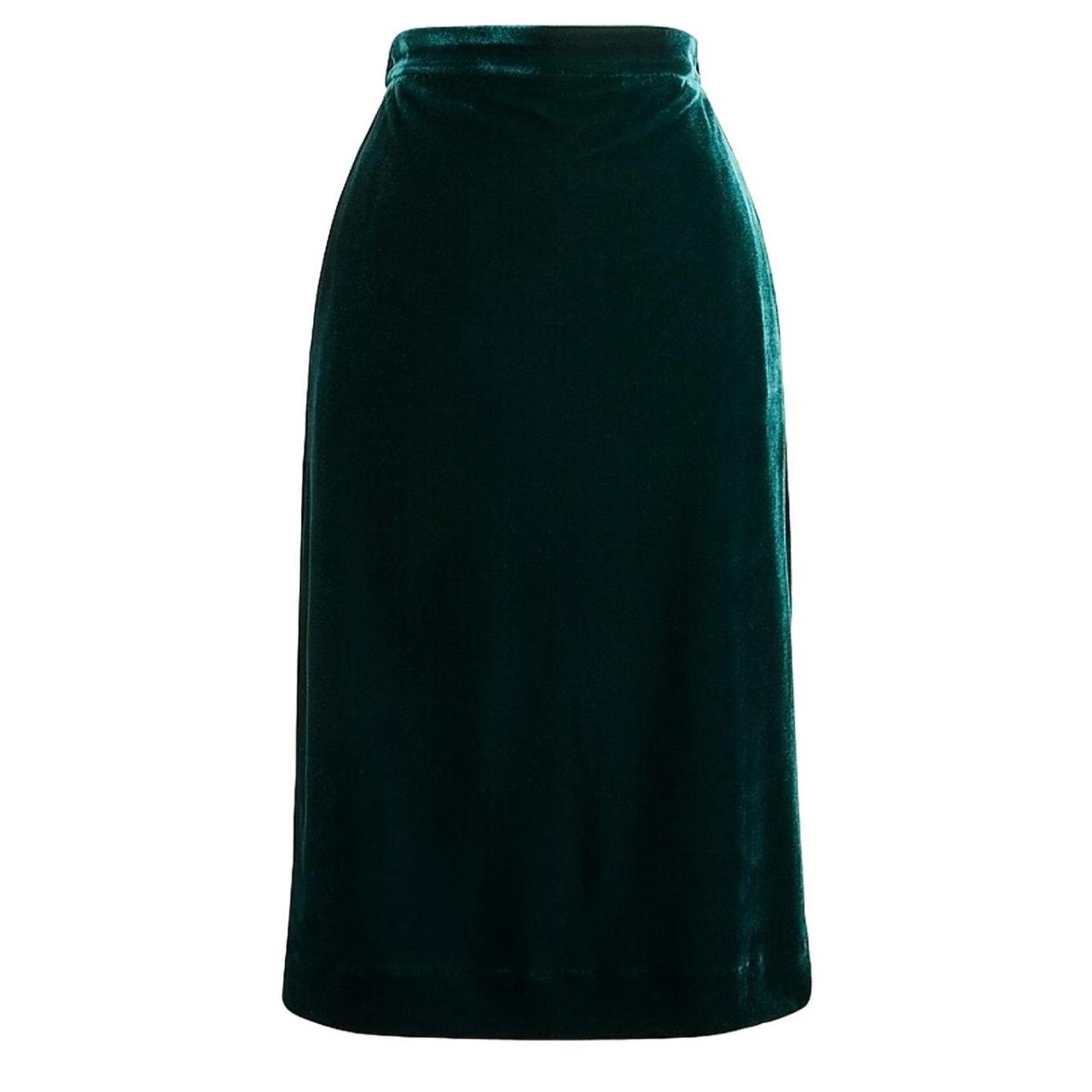 Velvet Pull-on Pencil Style Falls Depop