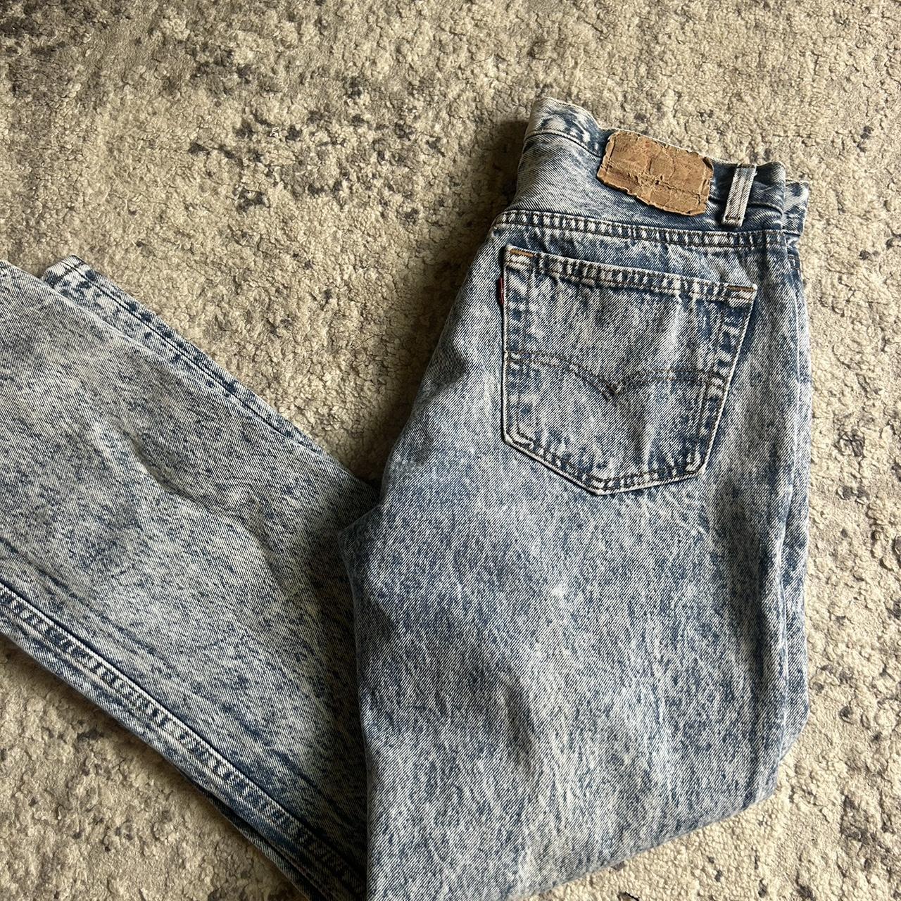 Vintage 80’s frosted 501 button fly jeans men’s size...