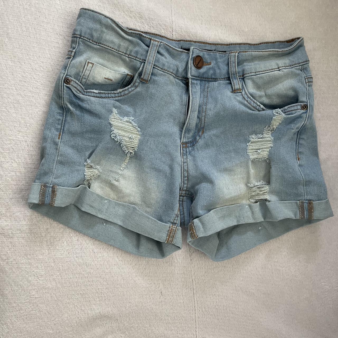 Dollhouse distressed shorts Only worn a few times... - Depop