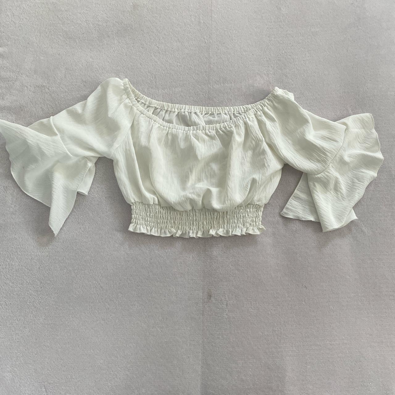 Macy’s white blouse Worn only once. There are no... - Depop