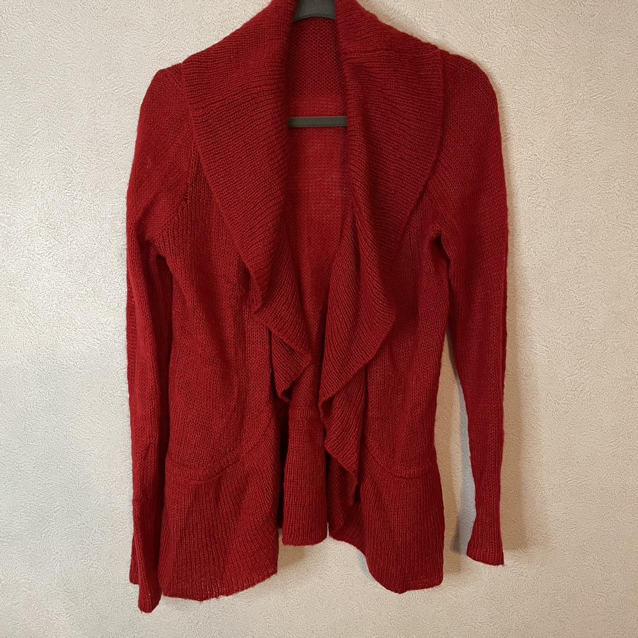 Lightweight hotsell red cardigan