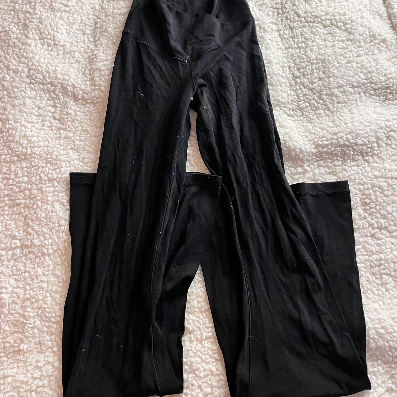 Black Aerie flare leggings 🖤 Very worn, but still in - Depop