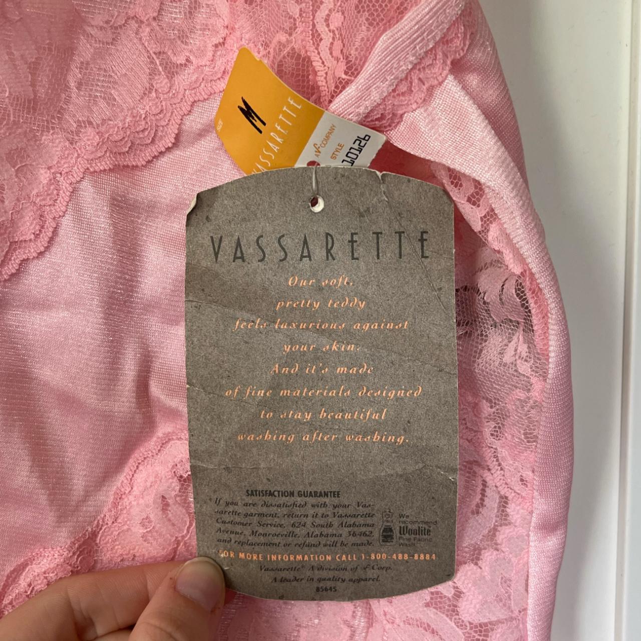 Vintage Light Pink Lace Teddy Brand: Vassarette  - Depop