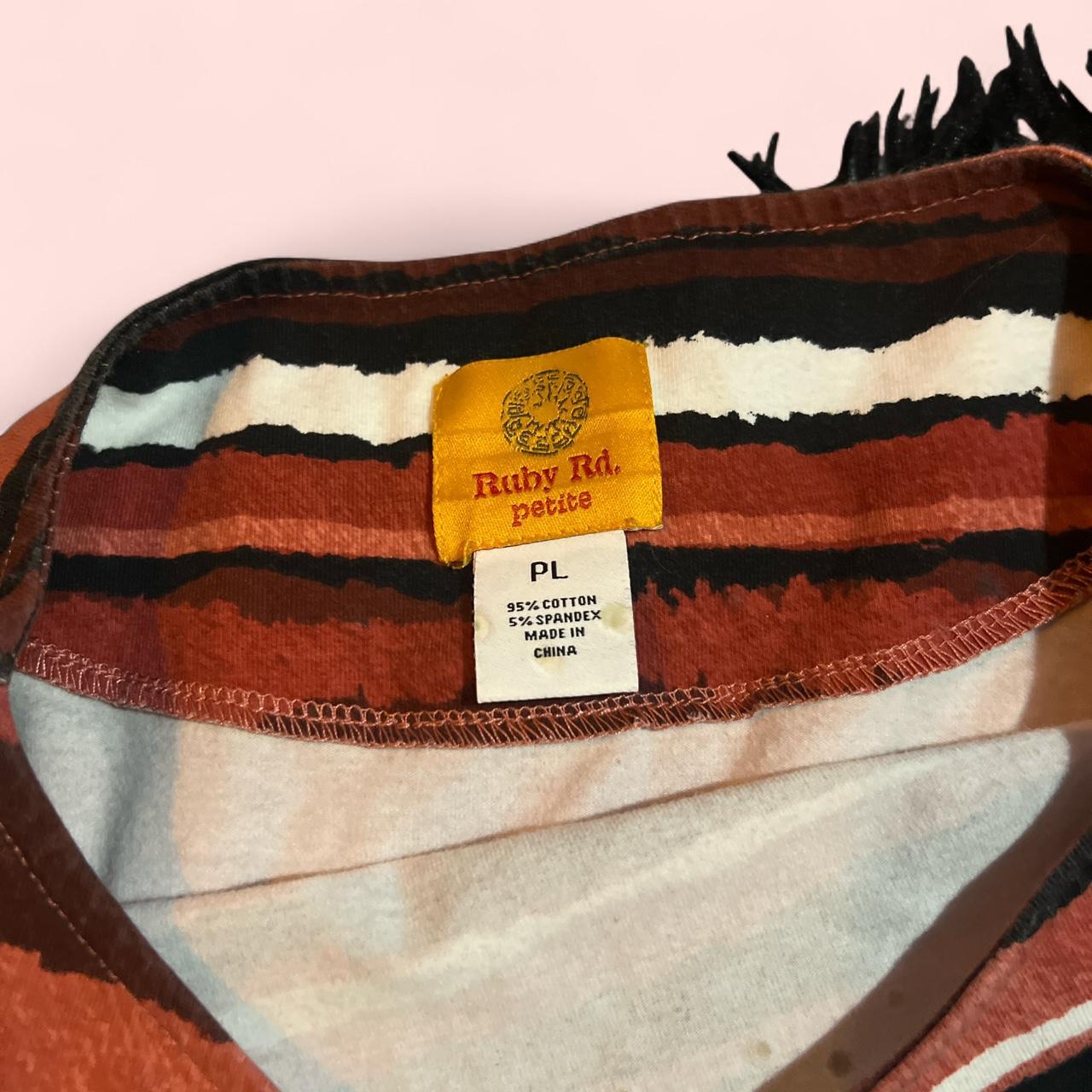 Ruby Rd. Women's Shirt - Multi/Red - L – Ruby Rd.… - image 3