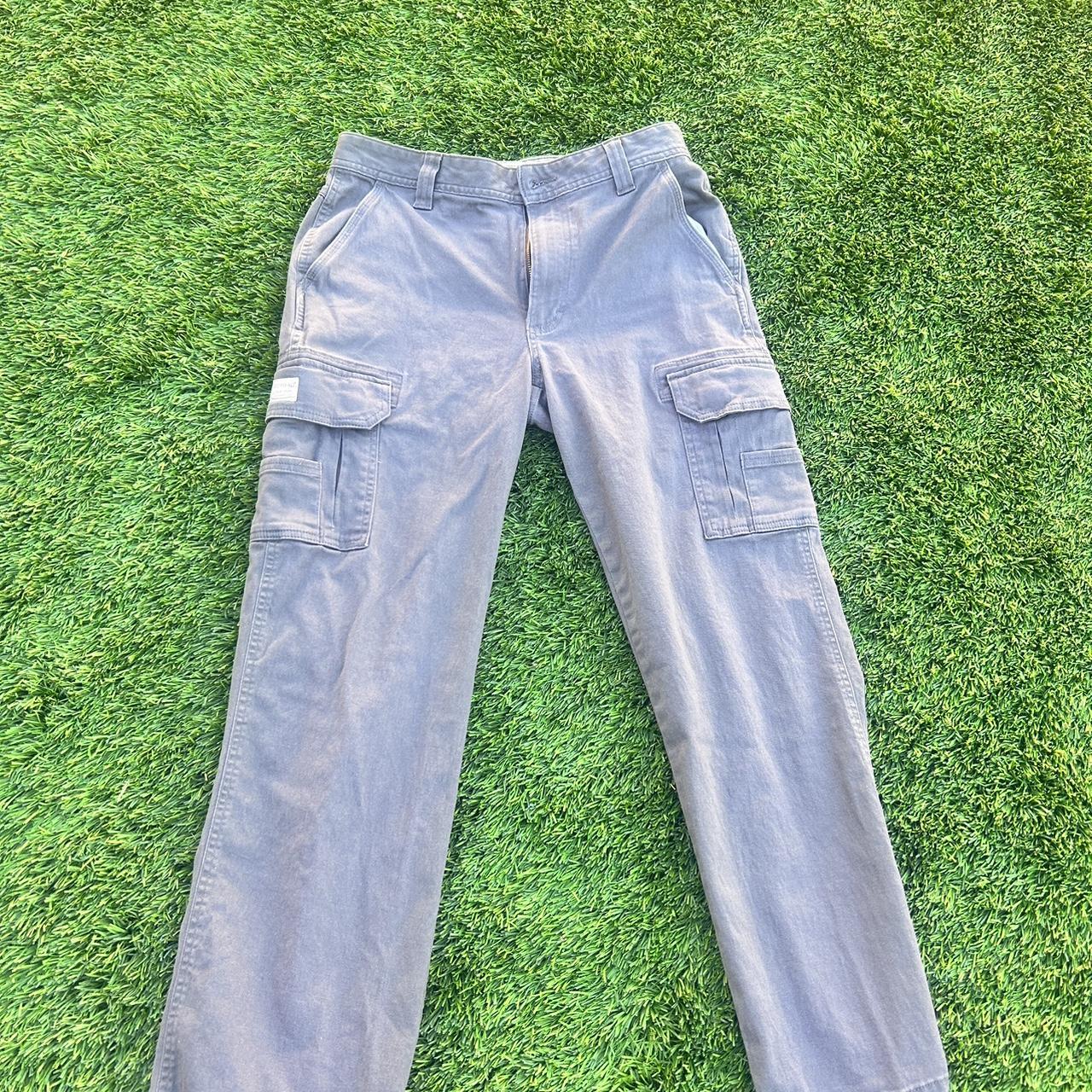 Grey cargo pants Depop