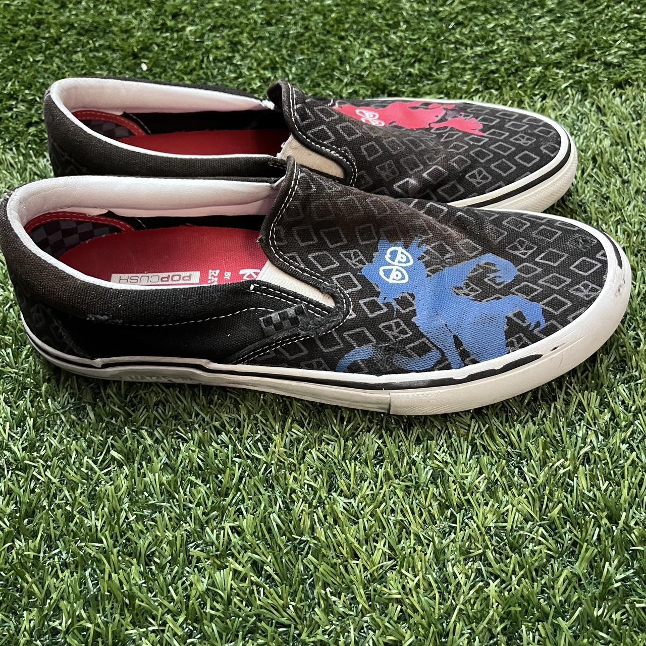 5 pairs of beaters/skate shoes Krooked slip on pros... Depop