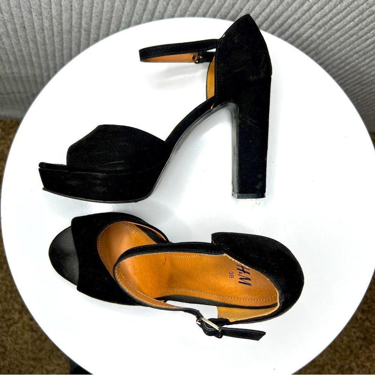 H&m black outlet heels