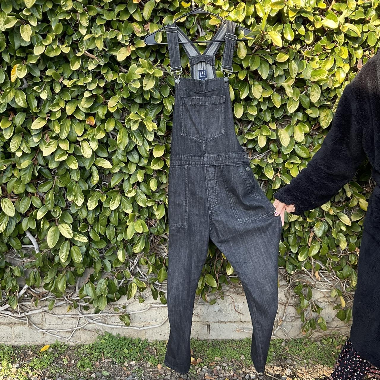 Gap Denim Black Overalls Size S Brand New Never... Depop