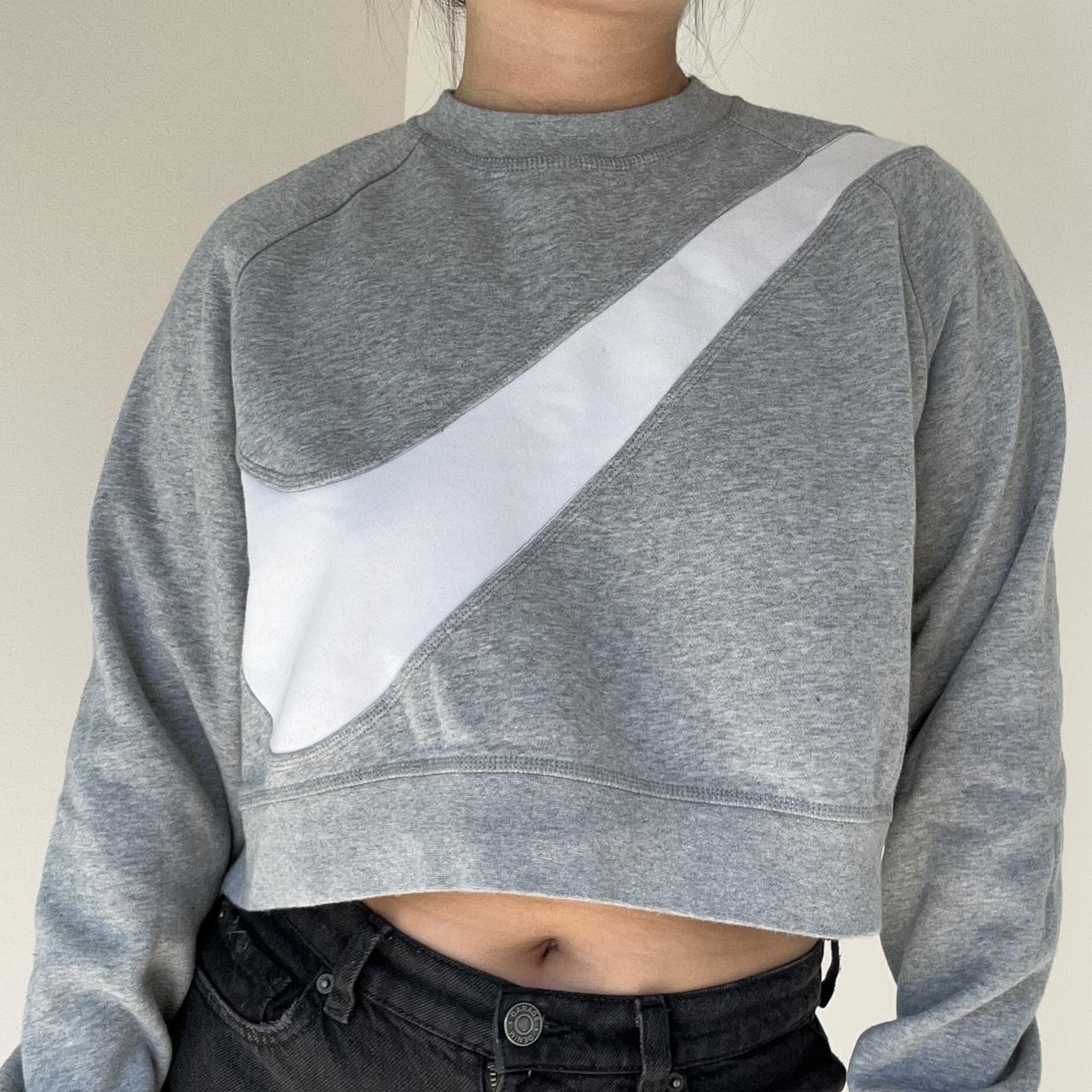 mens grey nike crewneck