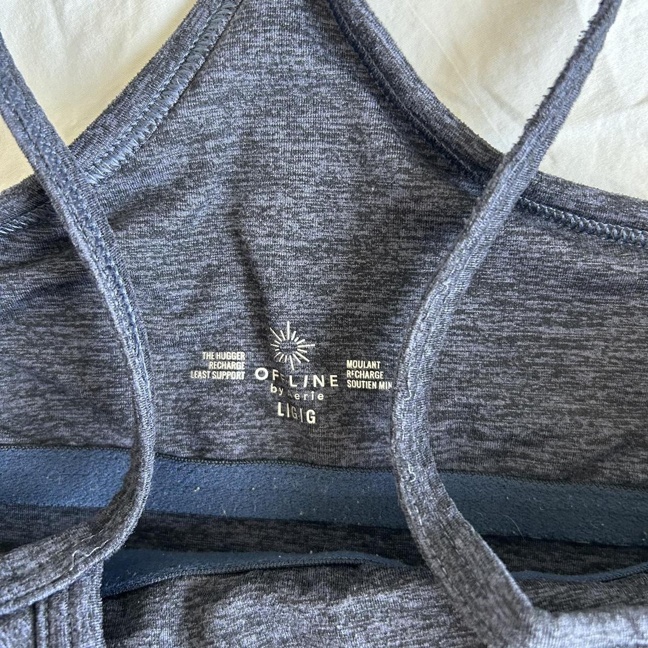 Aerie workout tank * navy blue offline cropped