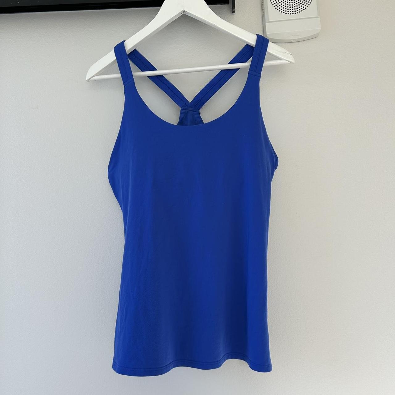 royal blue athleta workout tank top * size xl * - Depop