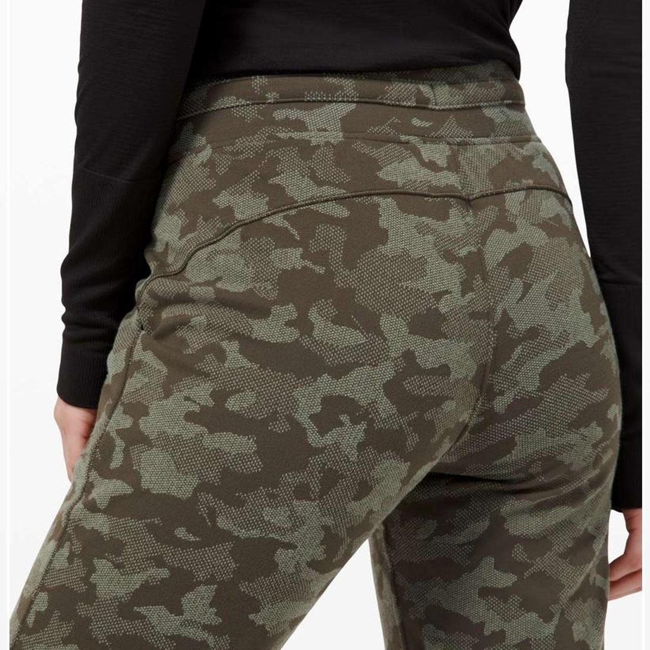 lululemon green camo ready to rulu jogger size Depop