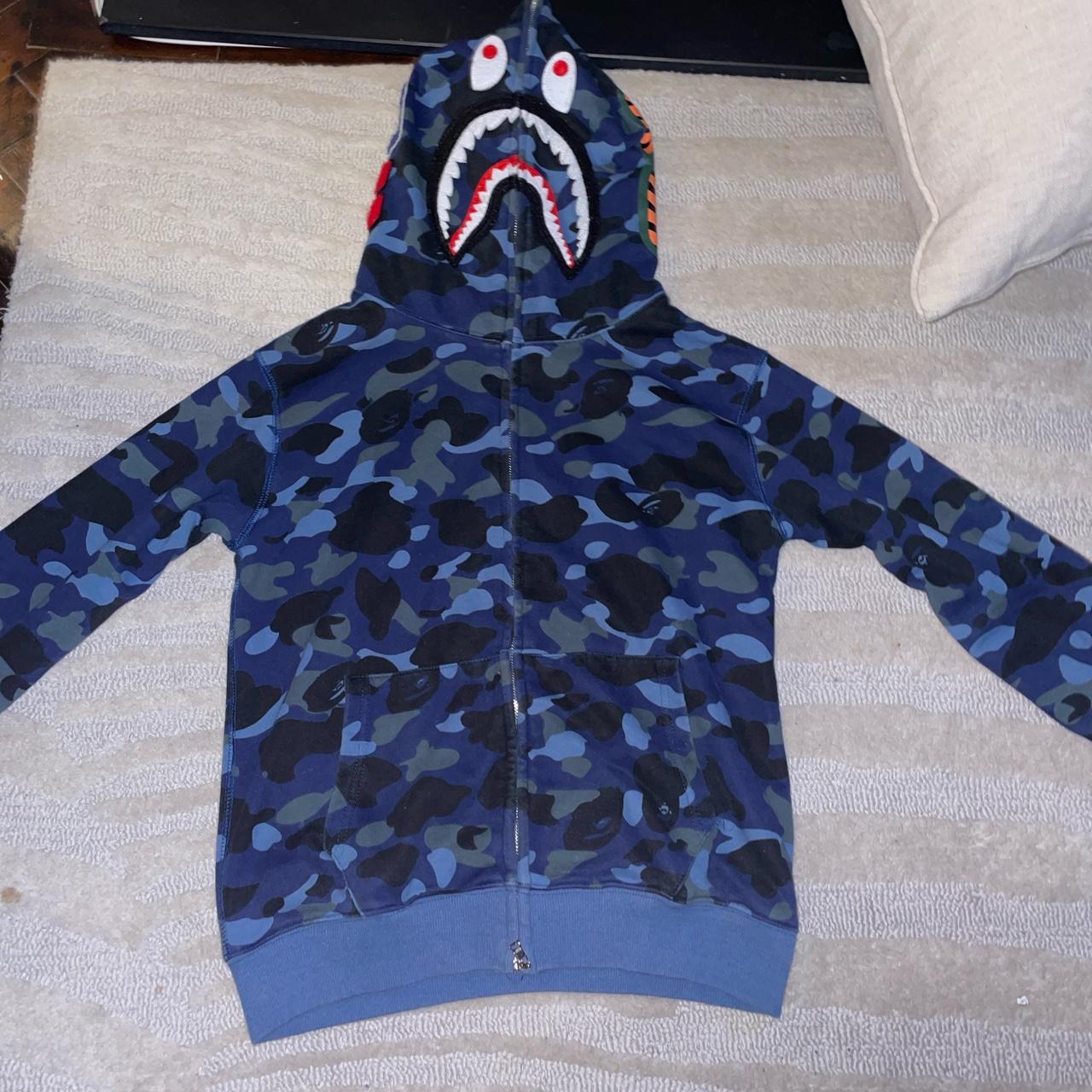 Worn a few times, small BAPE hoodie. Size small. - Depop