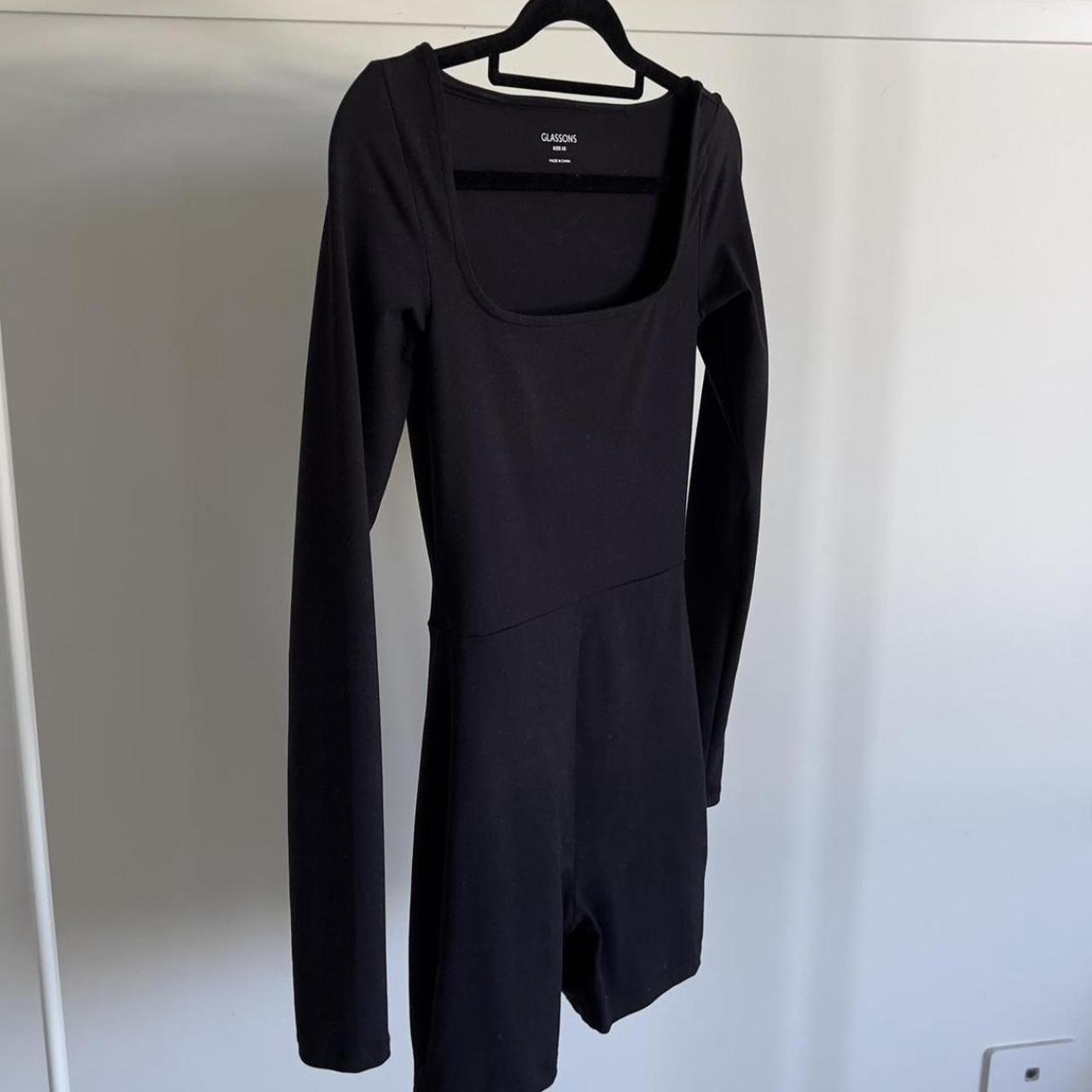 Black Glassons Jumpsuit Size M Depop