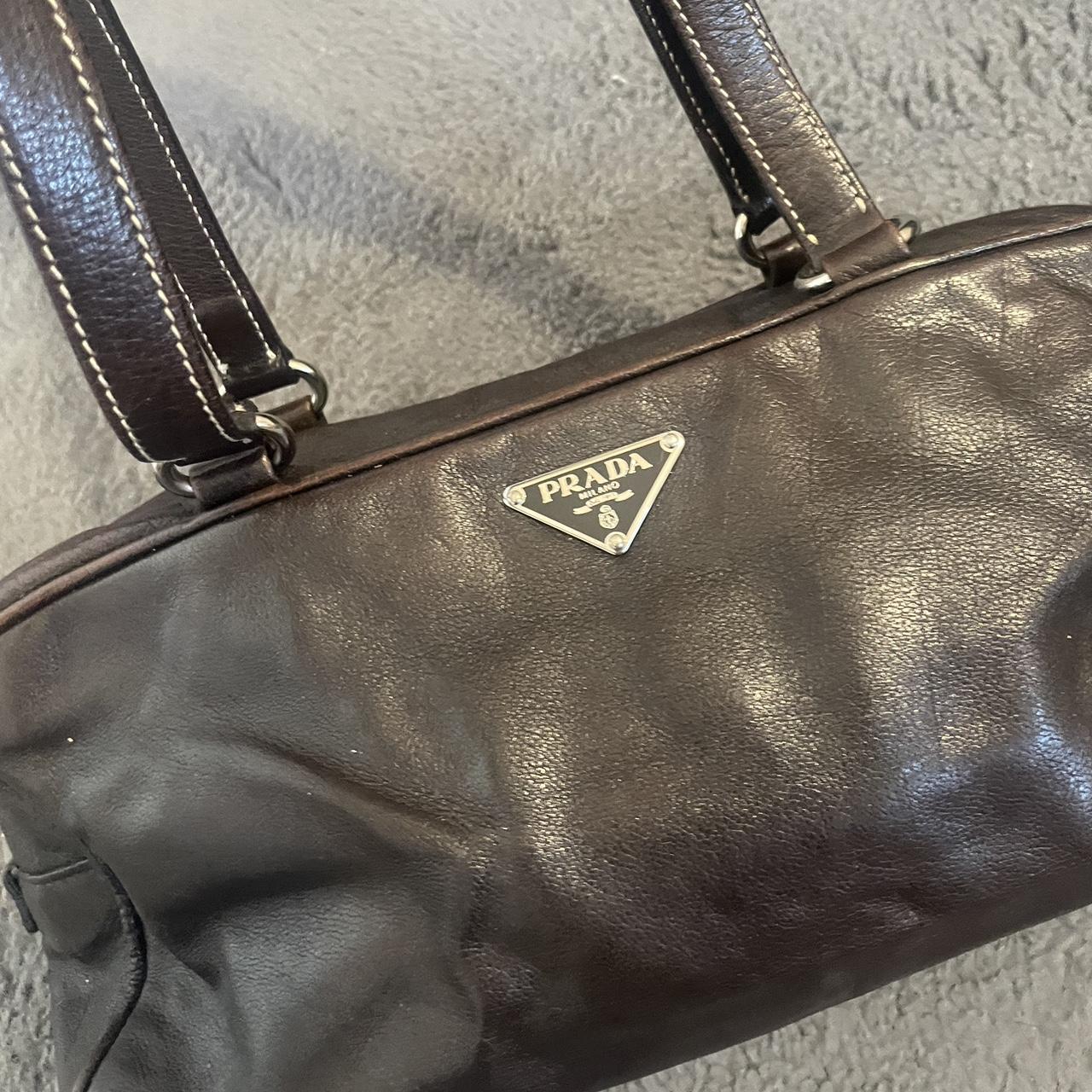 Prada vintage leather discount bag