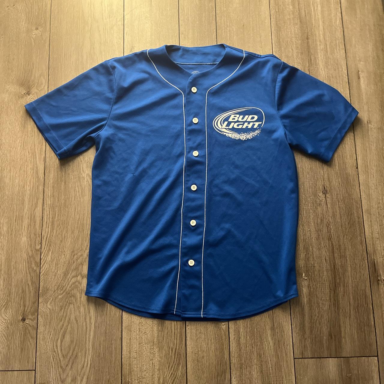 Busch lite baseball jersey. Men's medium fits a - Depop