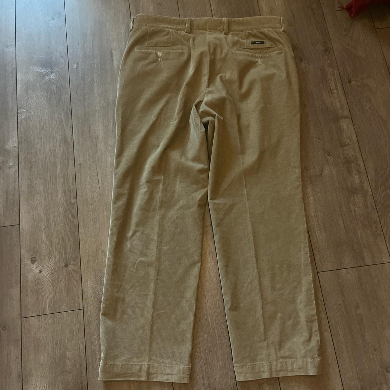 Hugo boss wide leg corduroy pants Very comfortable... - Depop