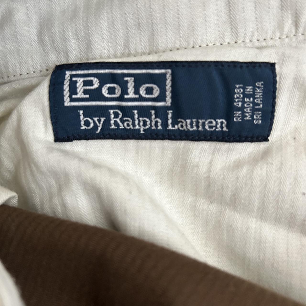 Vintage Ralph Lauren Polo brown corduroy pants Size... - Depop