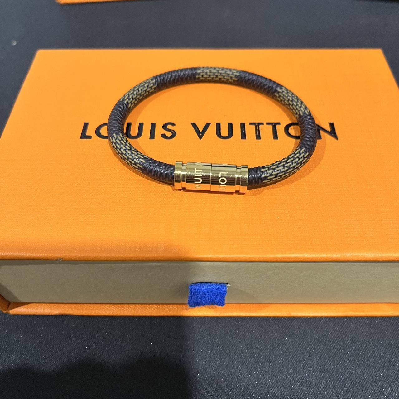 Authentic Louis Vuitton Red Heart & Gold LV Necklace - Depop