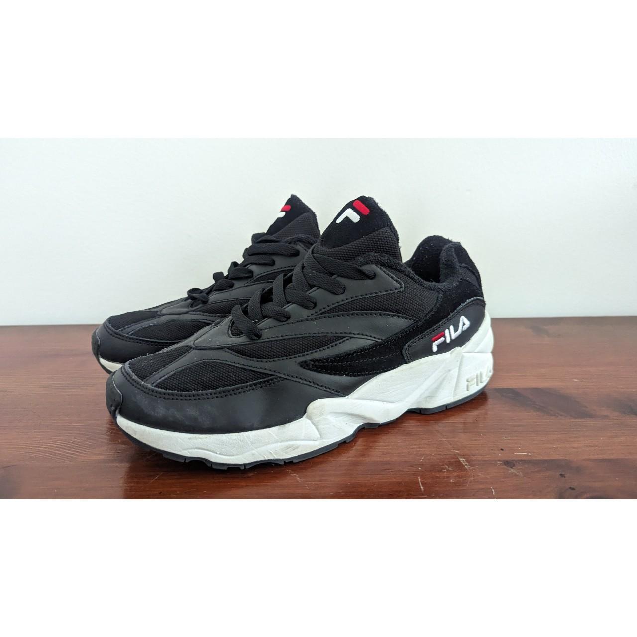 fila black white