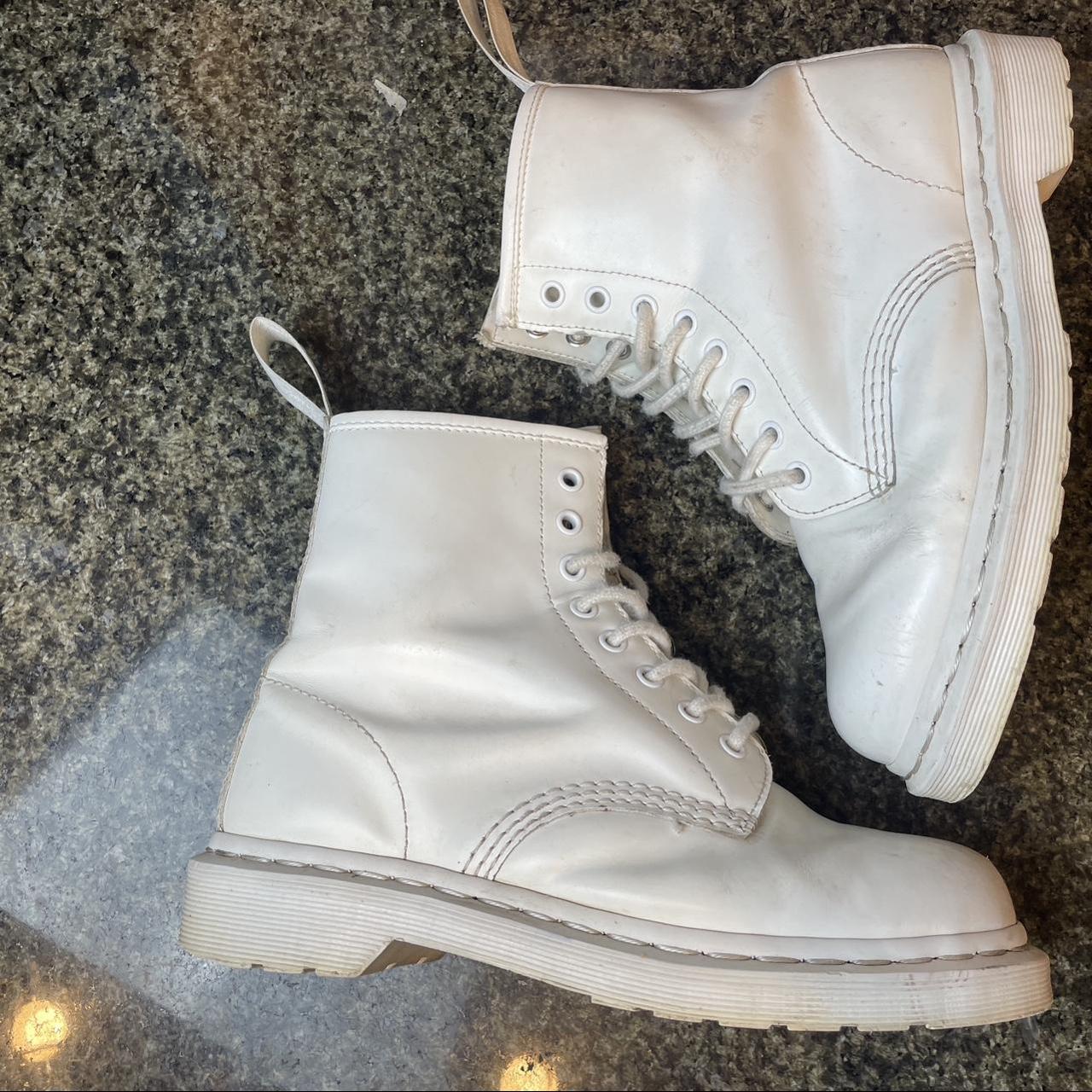 mens white dr martens boots