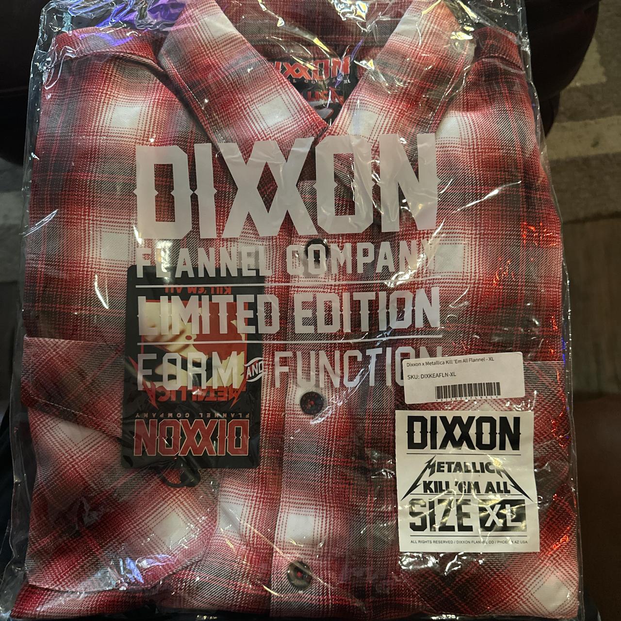 Dixxon flannel Metallica Kill 'em All XL New in | Depop