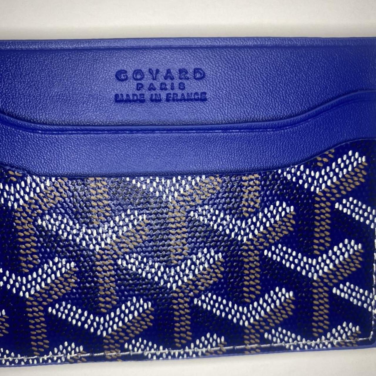 Navy Blue Goyard Card Holder Free Next Day... Depop