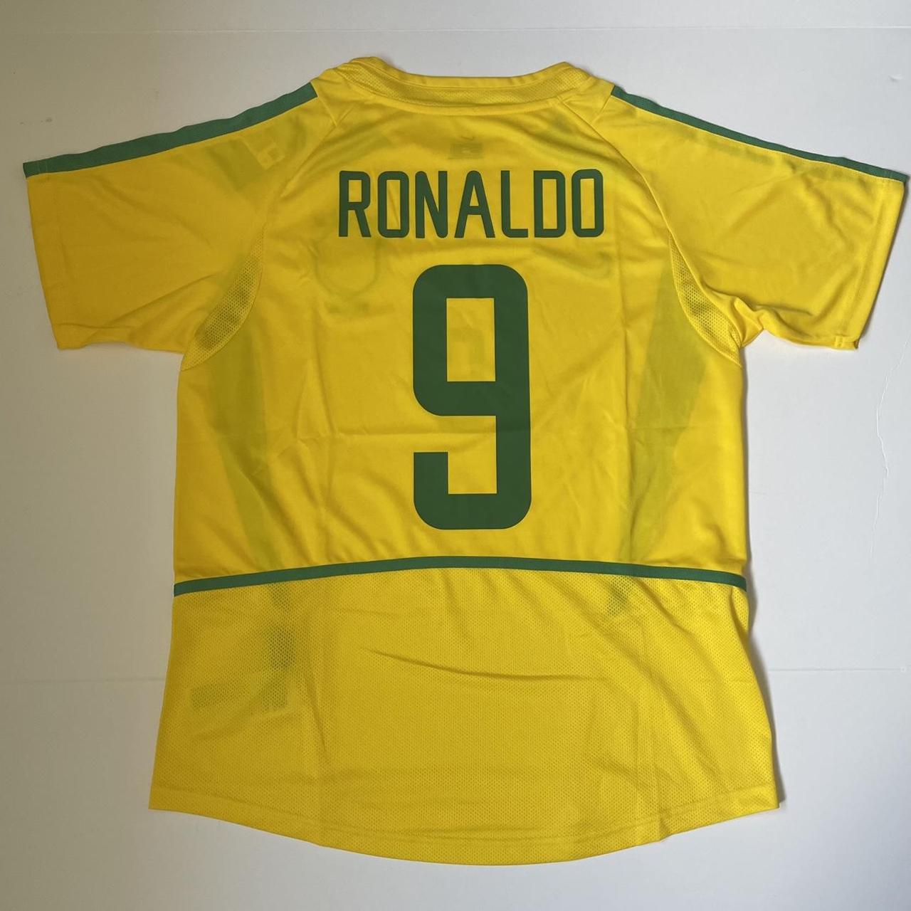 Nike Retro 2002 Brazil Ronaldo Jersey Retro/Vintage... - Depop