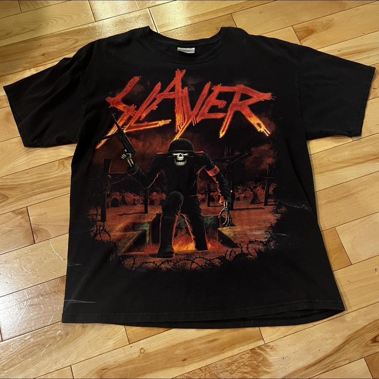 Y2K Slayer Band Shirt Size Large (26x20) Amazing all... - Depop