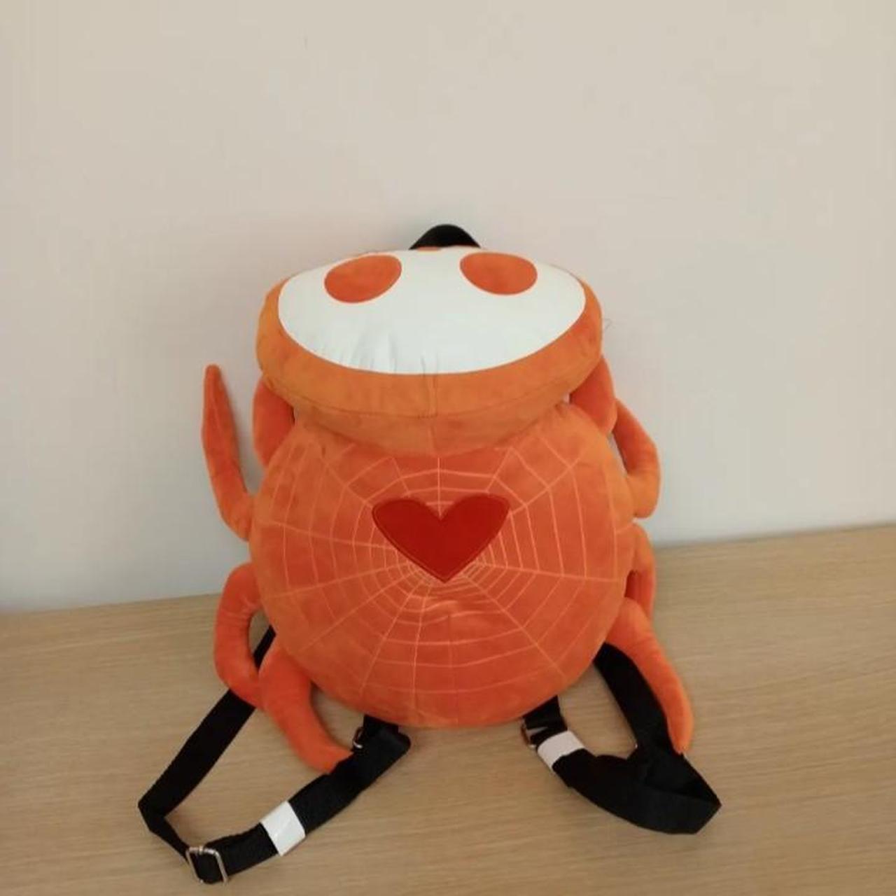 Skelanimals Orange Timmy Glow-In-The-Dark hot Plush Backpack