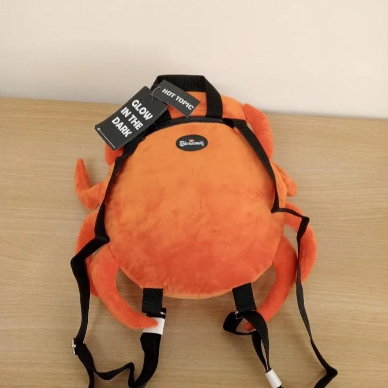 Online Skelanimals Orange Timmy Glow-In-The-Dark Plush Backpack