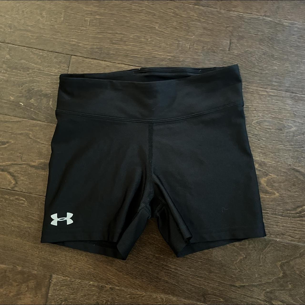 small under armour volleyball shorts original... - Depop