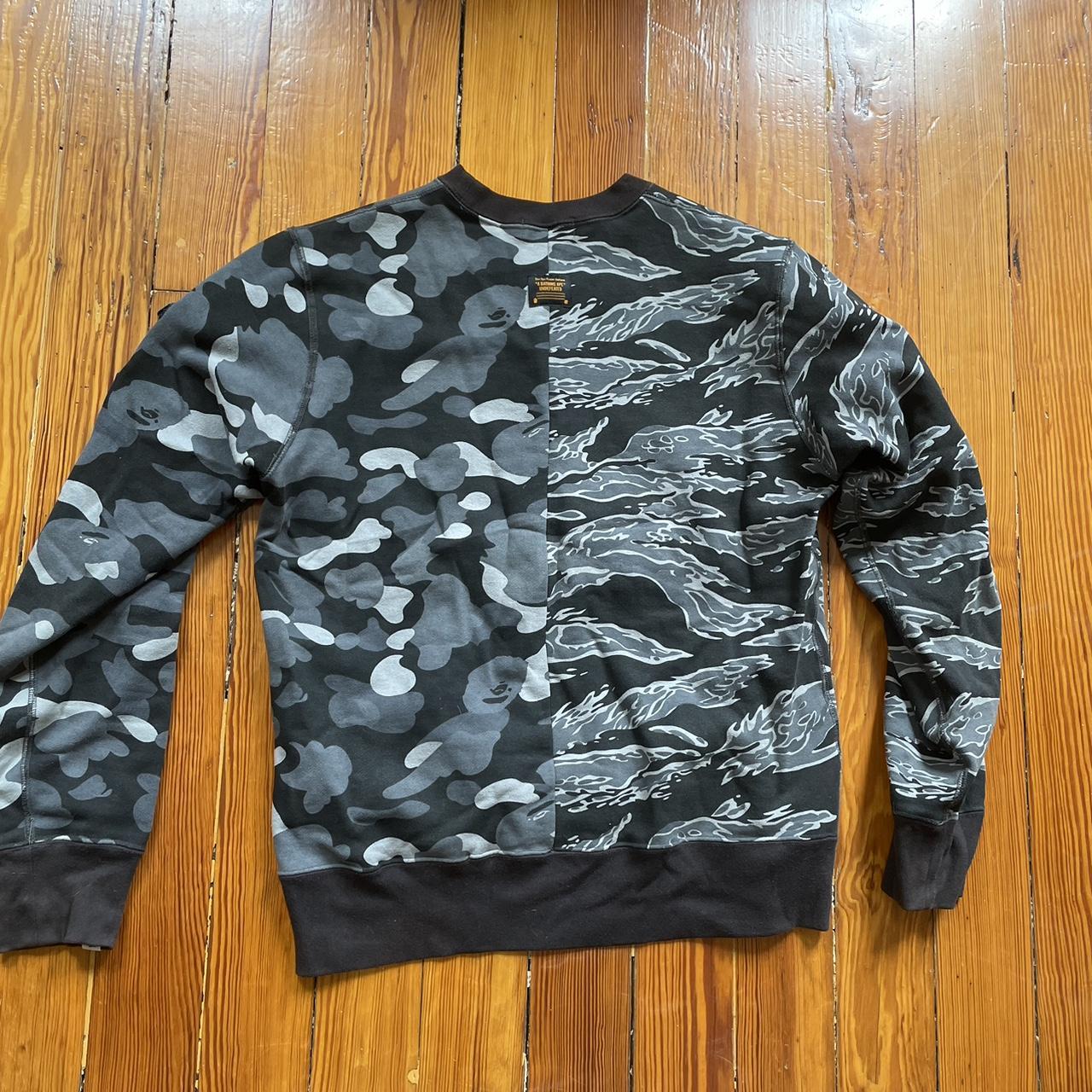 Bape x Undefeated Tiger Shark Half Crewneck