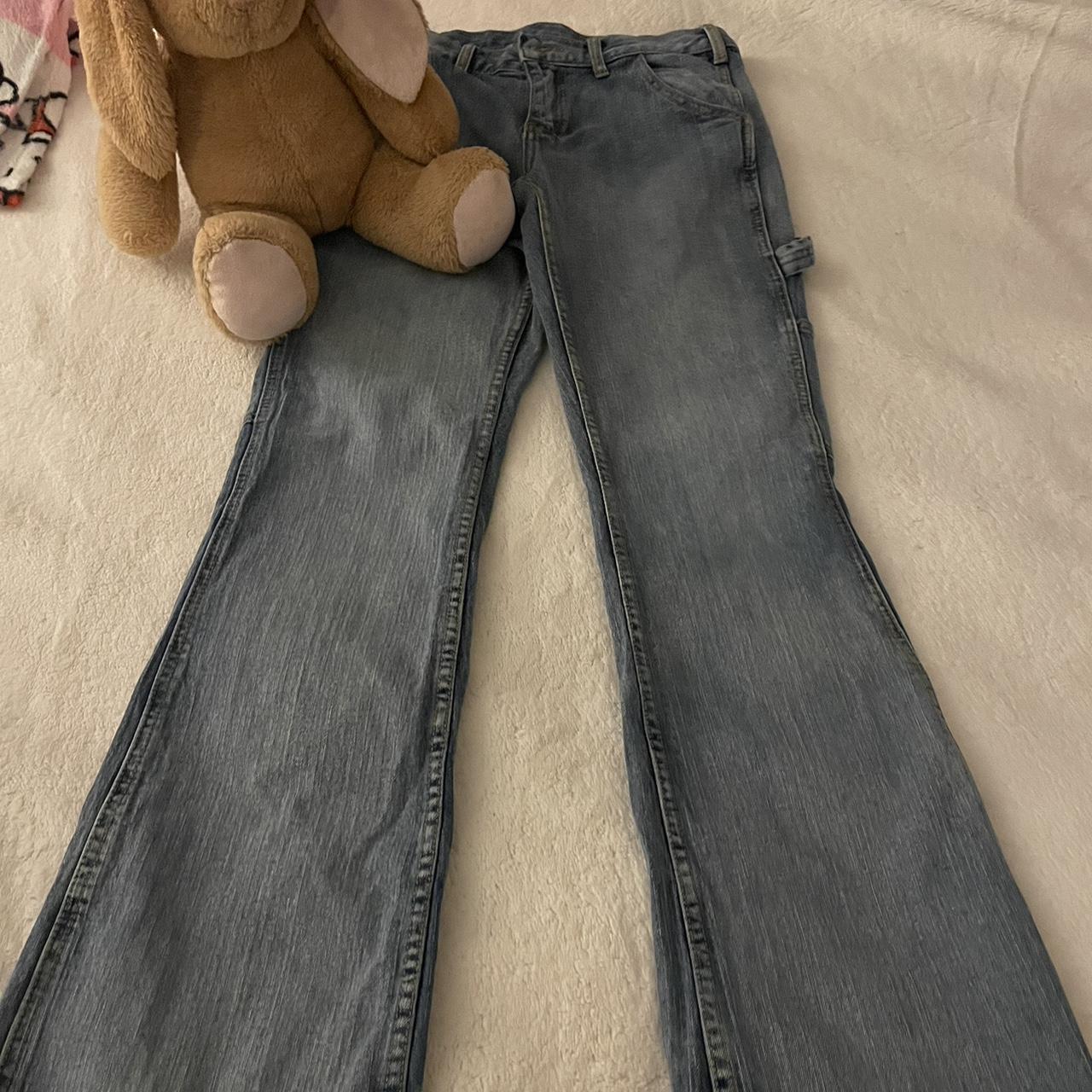 cute low rise brandy flare jeans brand new with no... Depop