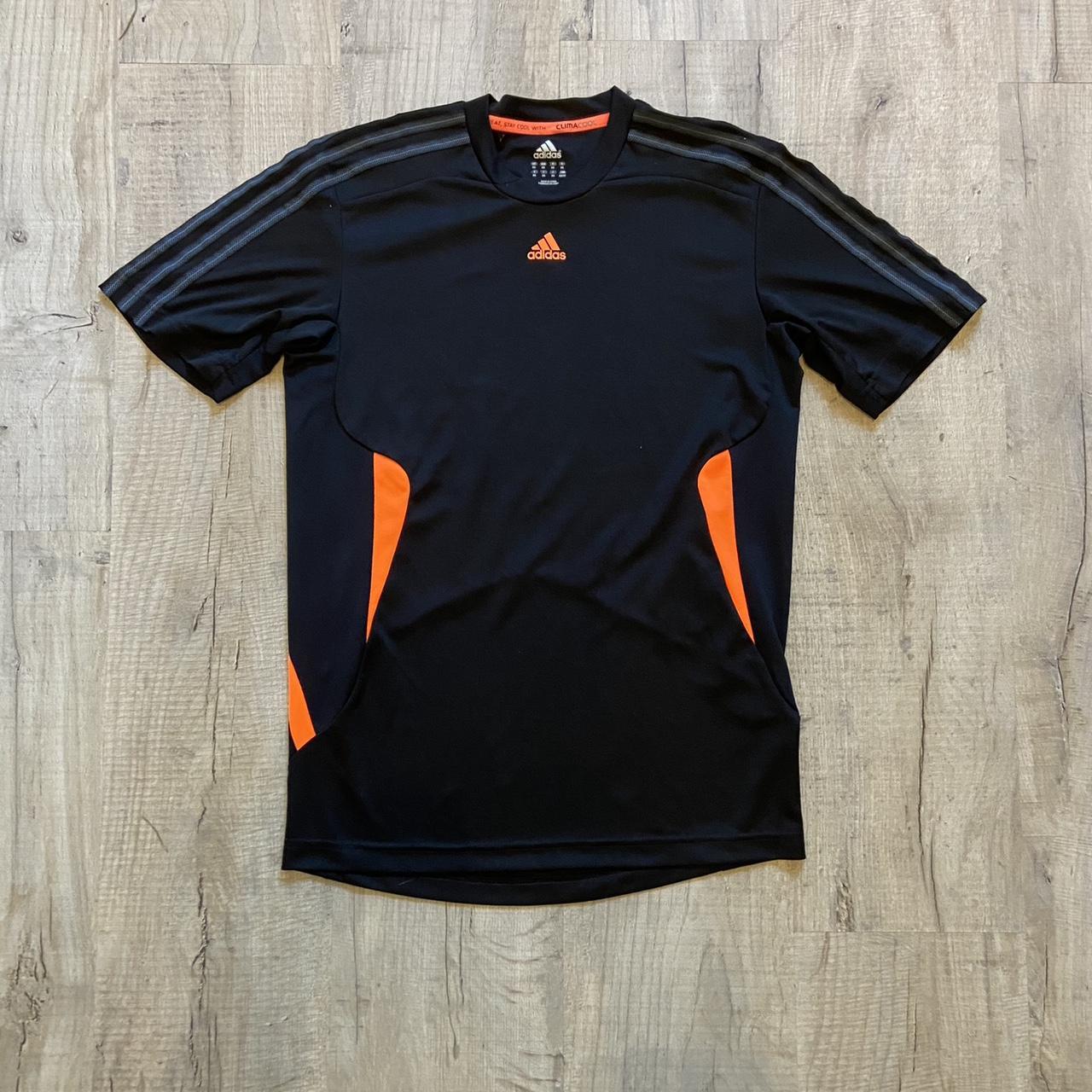 Adidas shirt schwarz orange online