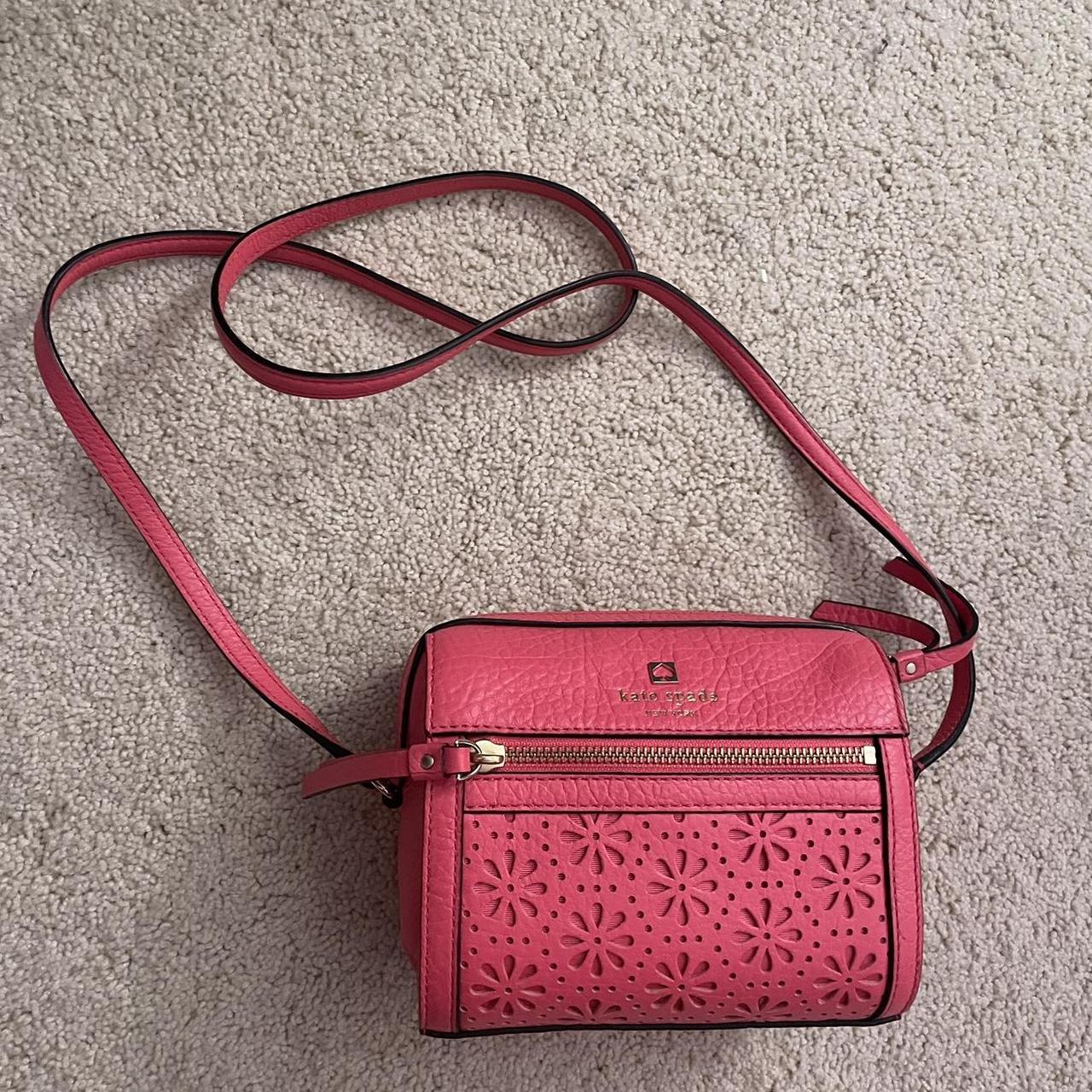 Kate spade shoulder bag - hot pink inside - two - Depop