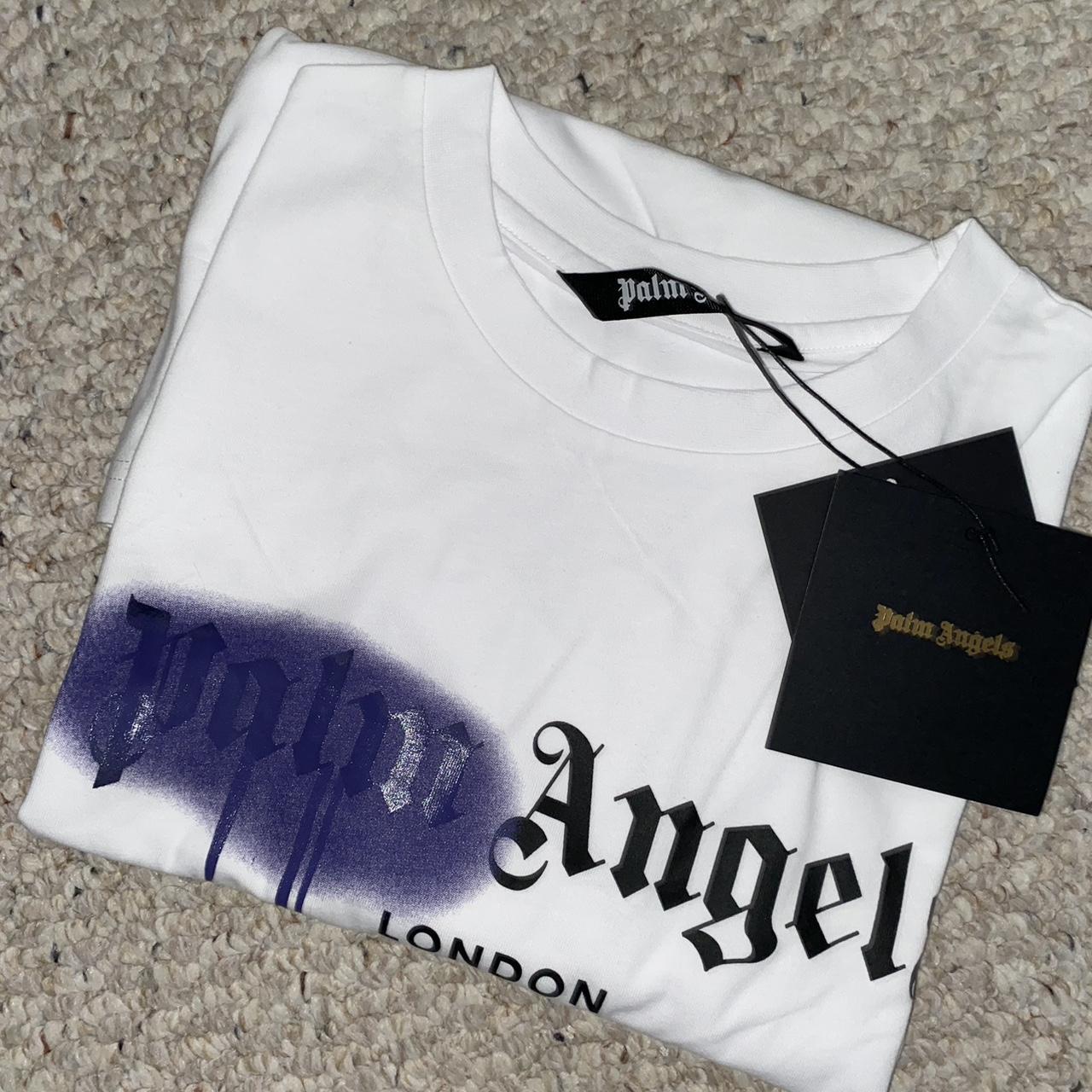 Genuine Palm Angels Los Angeles Sprayed T-shirt. In - Depop