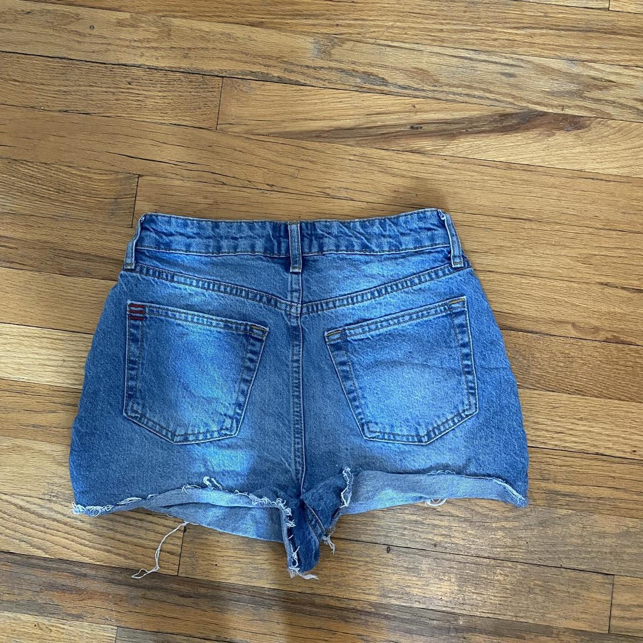 High waisted jean shorts Brand urban outfitters... Depop