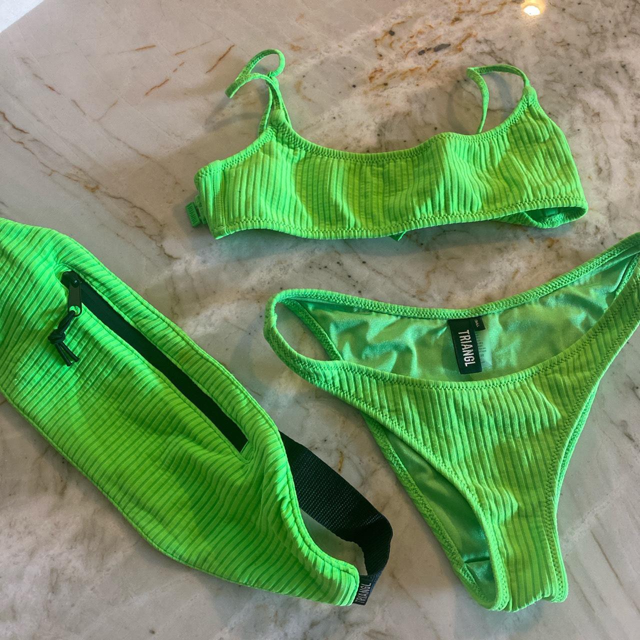 Neon green Triangl Bikini No longer sold online... Depop