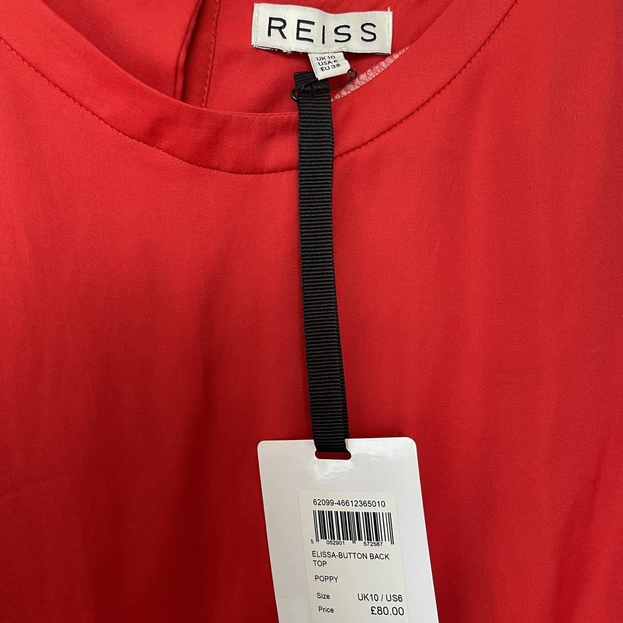 Brand new red ladies reiss blouse £80 price tag for... - Depop