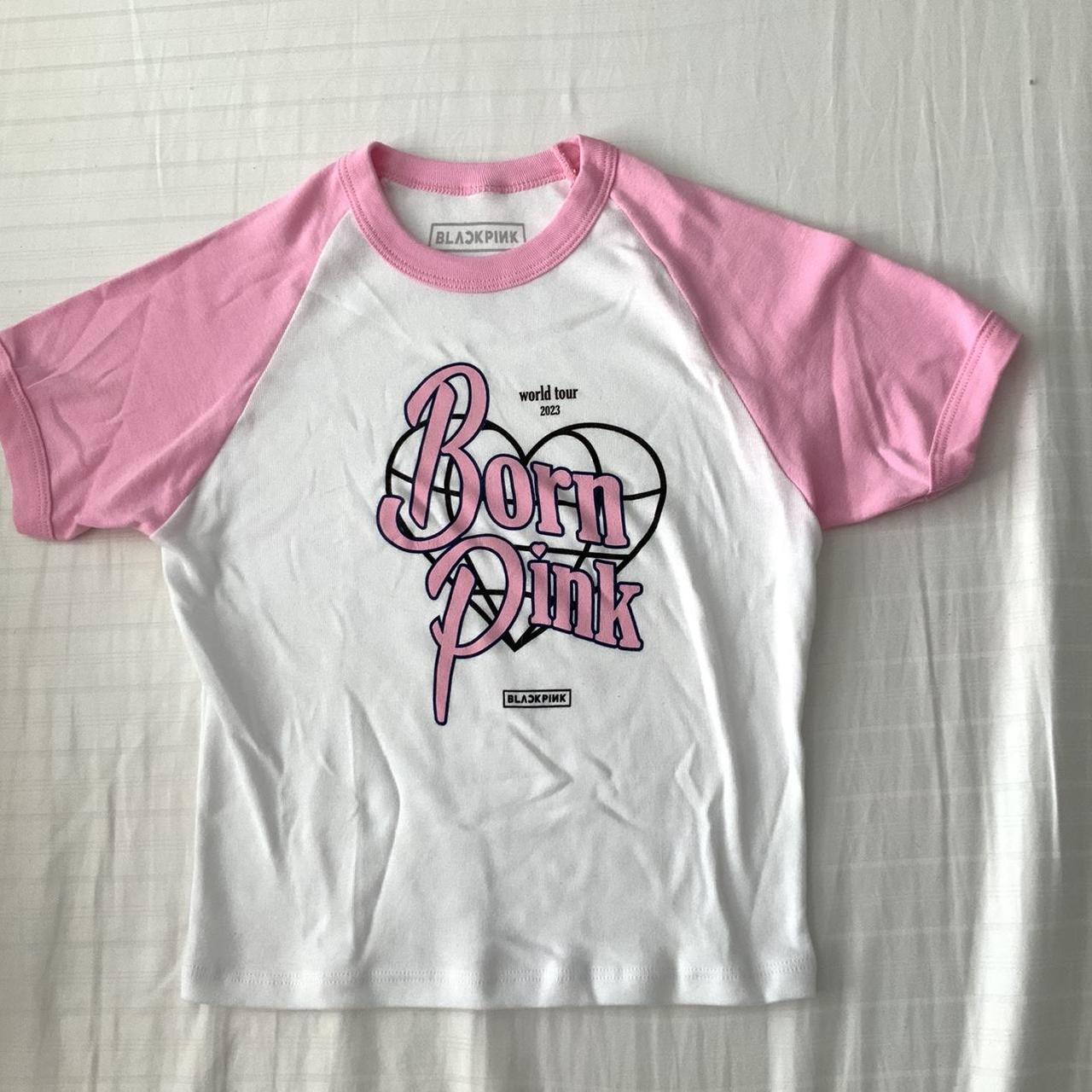 BLACKPINK Born Pink North America Encore Baby Tee... - Depop