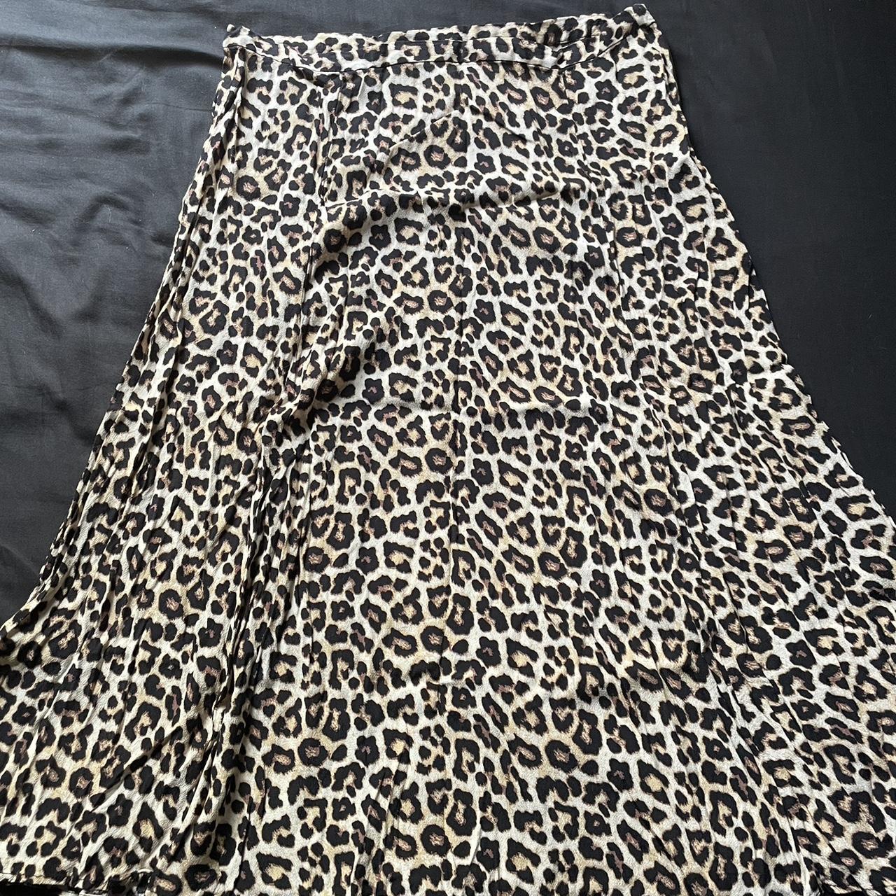 Leopard midi skirt outlet kmart