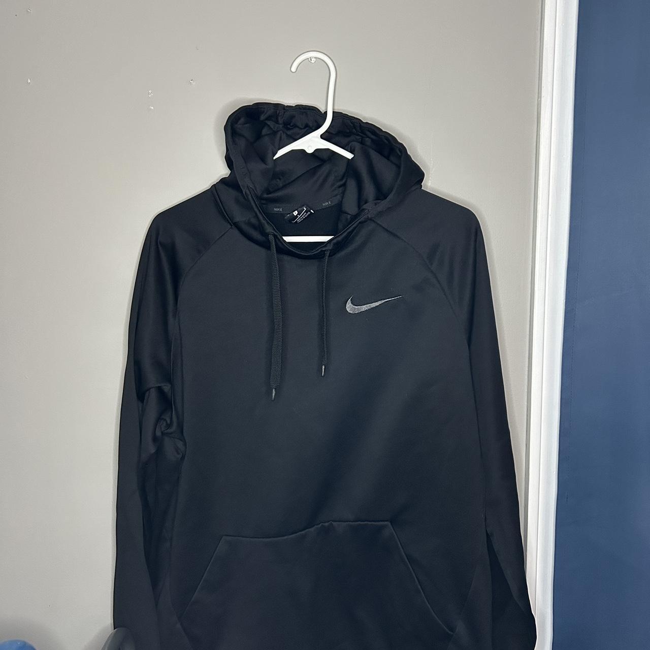 black nike hoodie dri fit