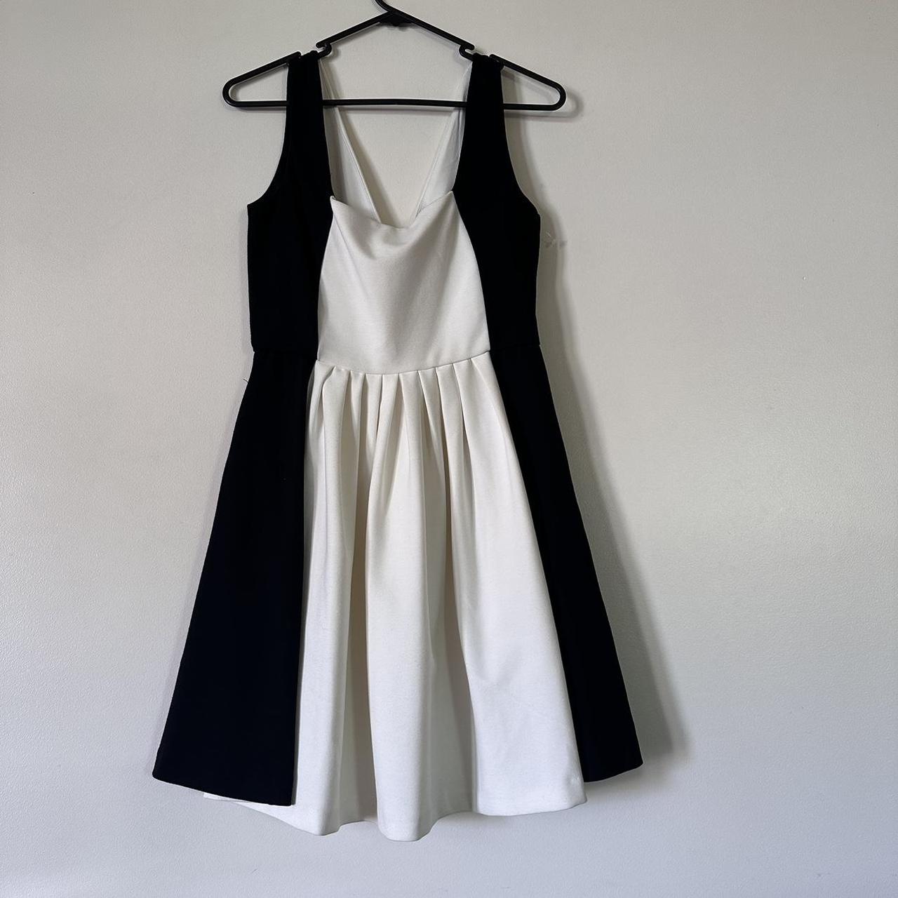 Forever new black and shops white dress