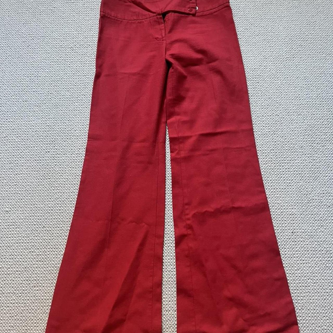 Lux size 5 nice red pants. - Depop