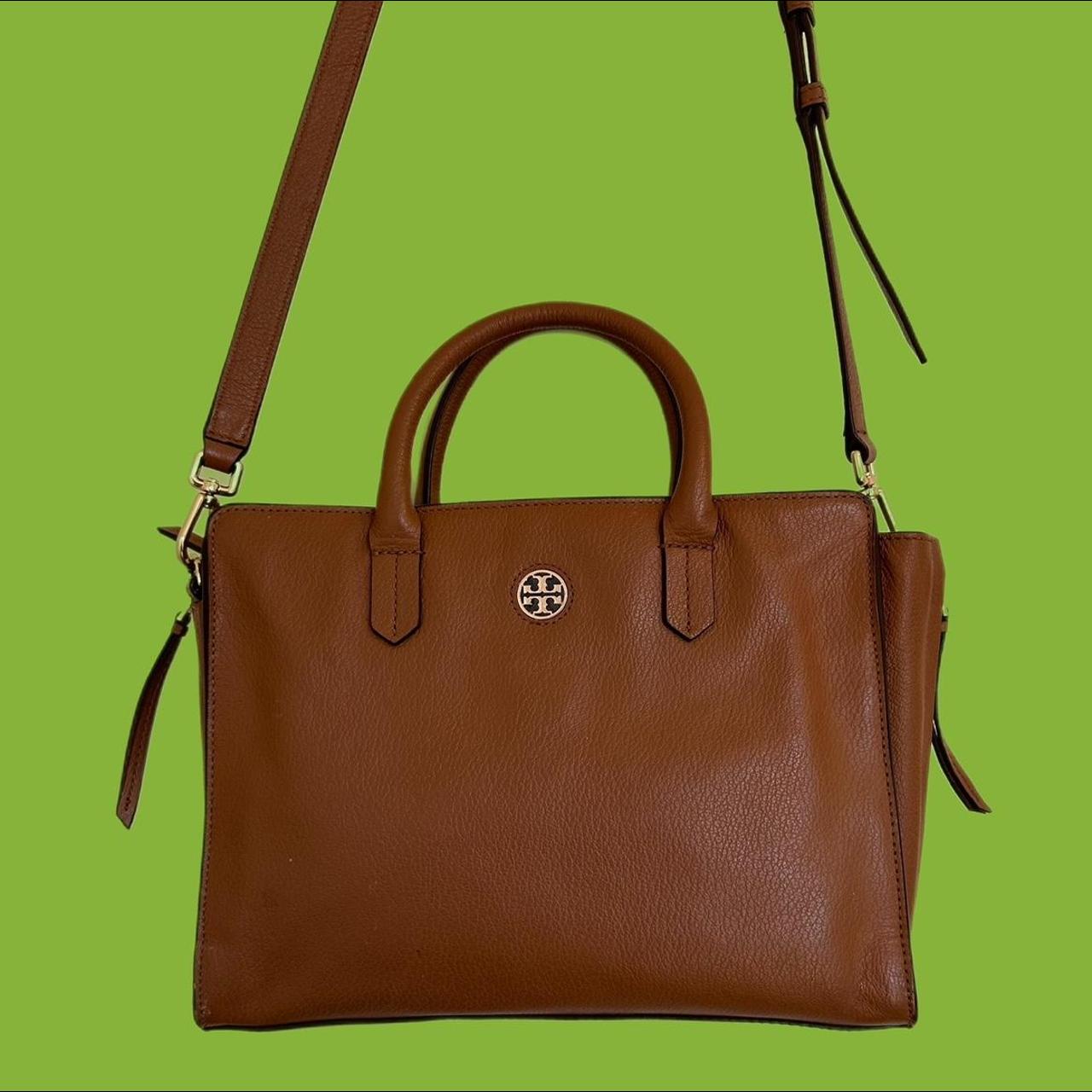 tory burch nylon tote bag - Brown And Metallic