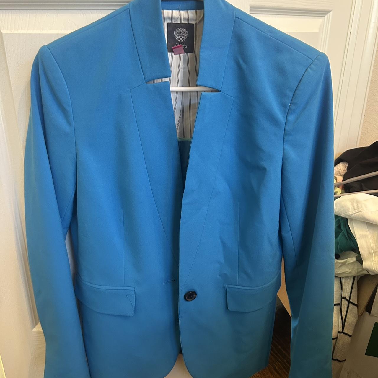 Vince Camuto Women's Blazer Jacket Blue – Vince Camuto teal