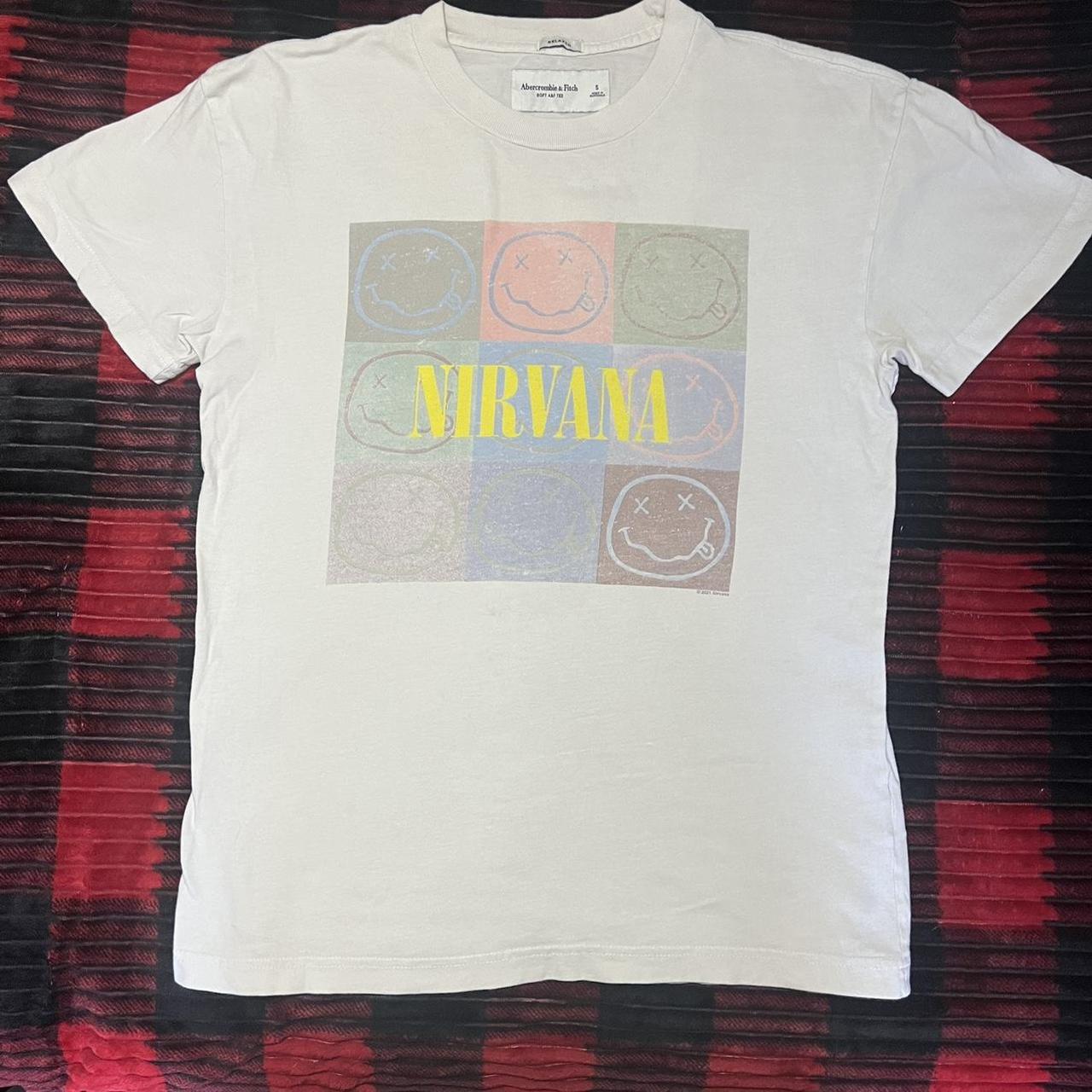 Nirvana Abercrombie Tshirt Depop